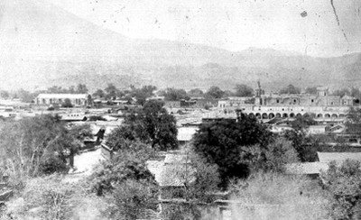 Vista panorámica de un poblado