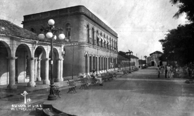 Plaza pública en Villahermosa