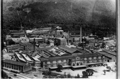 Fábrica de papel San Rafael, exterior, vista general