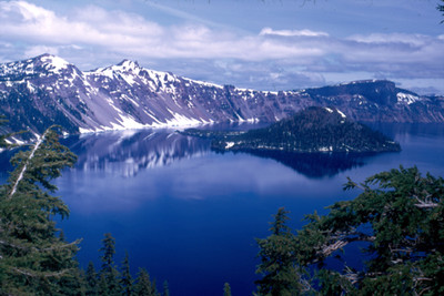 Lago del Crater, panorama