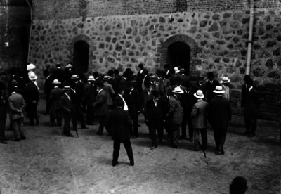 Visita del marqués de Polavieja a la hacienda de Chapingo