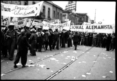 Manifestación obrera