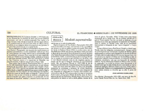 Modotti superestrella