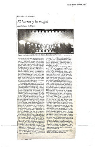 El horror y la magia