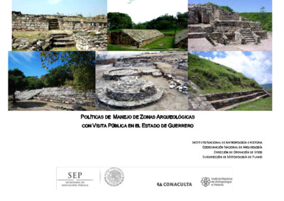 Políticas de Manejo de Zonas Arqueológicas con Visita Pública, Guerrero