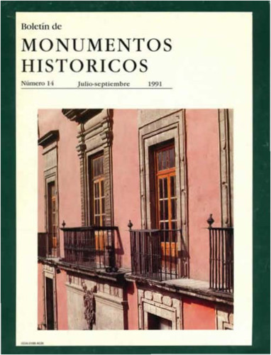 Boletín de Monumentos Históricos Núm. 14 (1991) (Segunda Época)