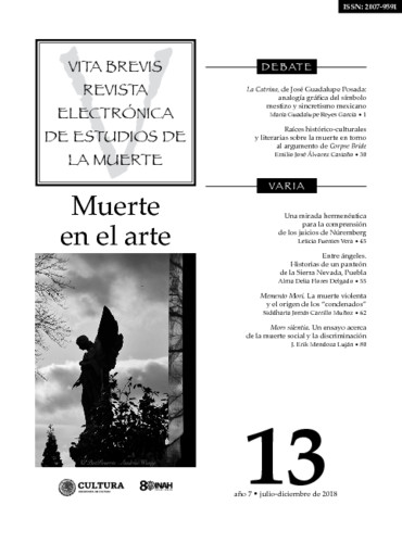 Vita Brevis Num. 13 (2018) Muerte en el arte