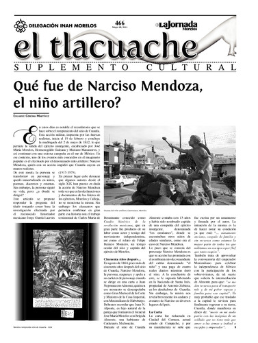 El Tlacuache Núm. 466 (2011)