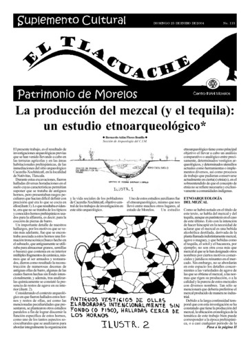 El Tlacuache Núm. 115 (2004)