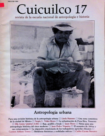 Cuicuilco Revista de la Escuela Nacional de Antropología e Historia. Segunda época Vol. 5 Núm. 17 (1986)