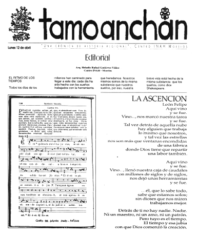 Tamoanchan. 1999-04-12 (1999)