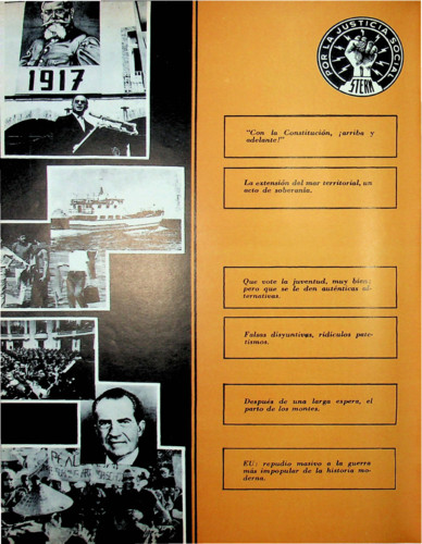 Solidaridad. Órgano del Sindicato de Trabajadores Electricistas de la República Mexicana Núm. 10 Tercera época (1969) noviembre