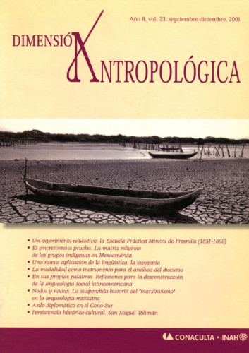 Dimensión Antropológica Vol. 23 (2001)