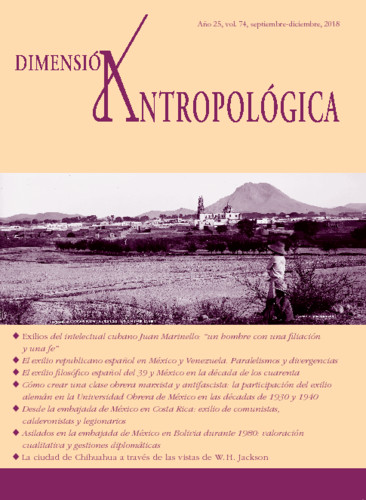 Dimensión Antropológica Vol. 74 (2018)