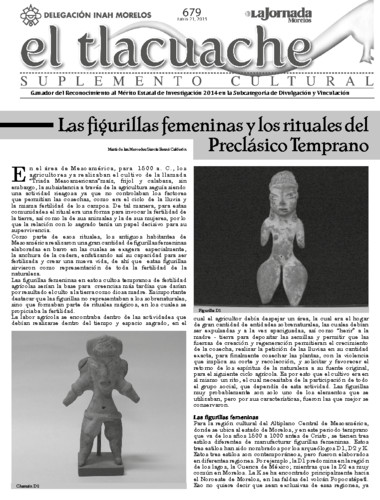 El Tlacuache Núm. 679 (2015)