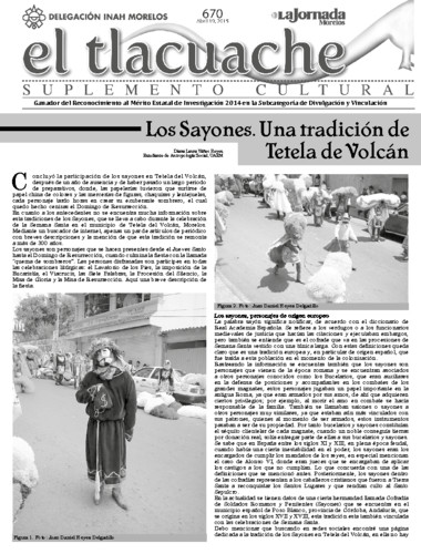 El Tlacuache Núm. 670 (2015)