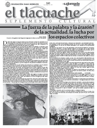 El Tlacuache Núm. 543 (2012)