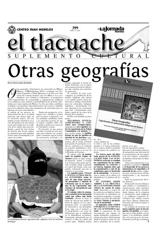 El Tlacuache Núm. 399 (2010)