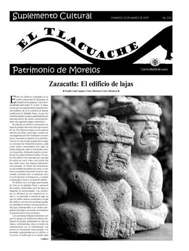 El Tlacuache Núm. 253 (2007)