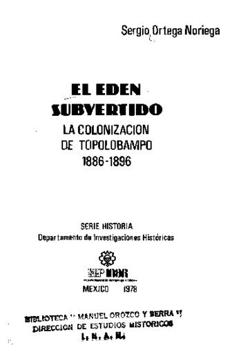 El edén subvertido