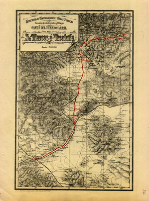 Carta del Ferrocarril de Sn. Marcos a Tecolutla