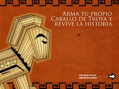 Arma tu propio caballo de Troya y revive la historia