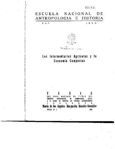 Los intermediarios agrícolas y la economía campesina