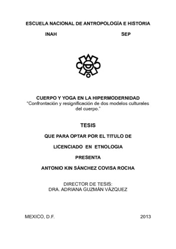 Cuerpo y yoga en la hipermodernidad: 