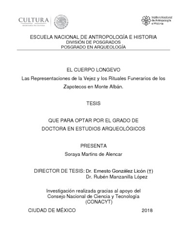 El cuerpo longevo. Las representaciones de la vejez y los rituales funerarios de los zapotecos en Monte Albán