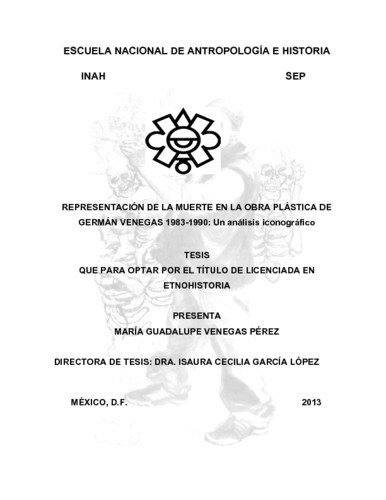 Representación de la muerte en la obra plástica de Germán Venegas 1983-1990