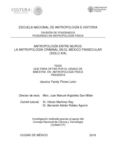 Antropología entre muros