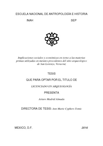 Implicaciones sociales y económicas en torno a las materias primas utilizadas en metates precedentes del sitio arqueológico de San Lorenzo, Veracruz