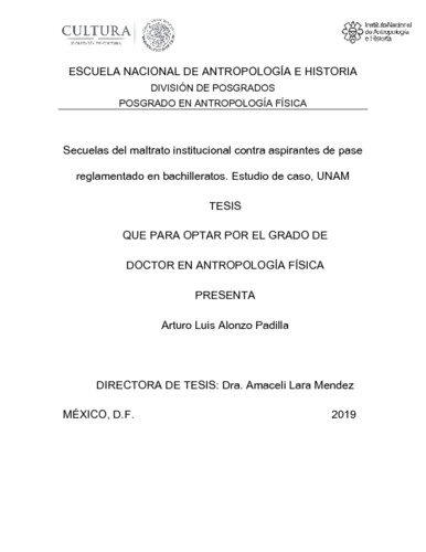 Secuelas del maltrato instituciuonal contra aspirantes de pase reglamentado en bachilleratos