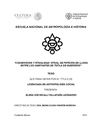 Cosmovisión y ritualidad