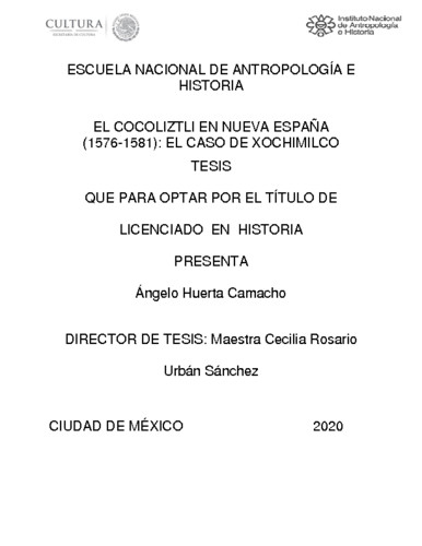 El cocoliztli en Nueva España (1576-1581)