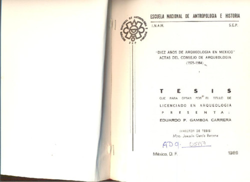 Diez años de arqueología en México