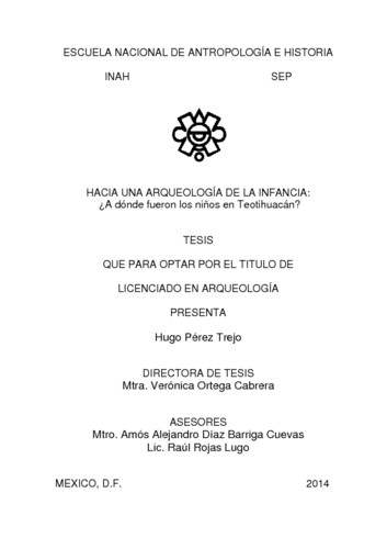 Hacia una arqueología de la infancia