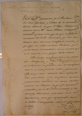 Oficio sobre fabricación de pólvora, virrey Miguel José de Azanza al encargado de Justicia de Taxco, México
