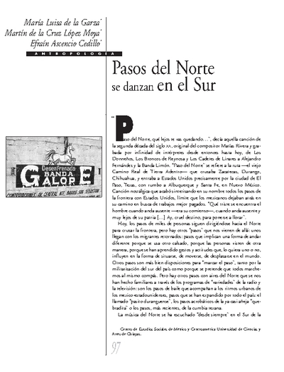 Pasos del norte se danzan en el sur