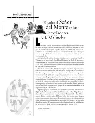 El culto al Señor del Monte en las inmediaciones de la Malinche