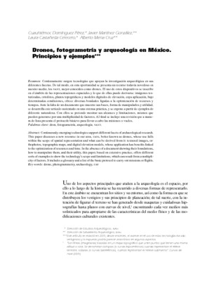 Drones Fotogrametria Y Arqueologia En Mexico Principios Y Ejemplos Mediateca Inah