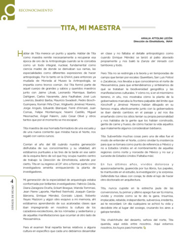 Tita, mi Maestra