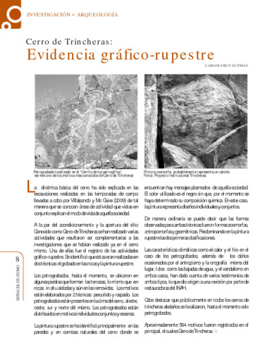 Cerro de Trincheras: Evidencia gráfico-rupestre