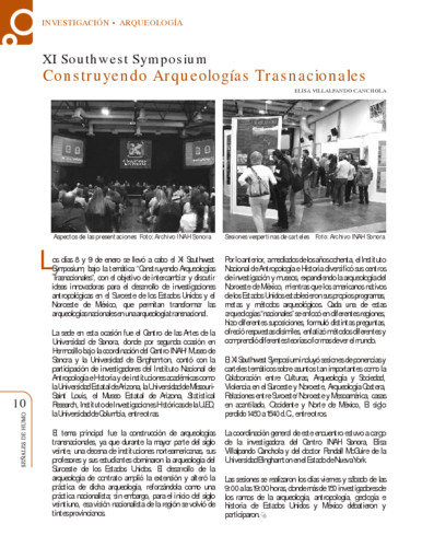 XI Southwest Symposium Construyendo Arqueologías Trasnacionales