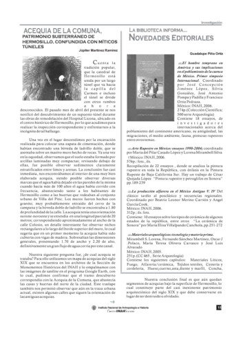 La Biblioteca informa... Novedades editoriales