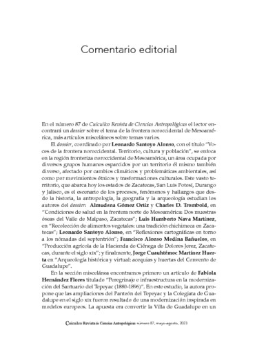 Comentario editorial