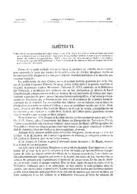 Libro Primero. Capítulo VI.- Publicación fotocromolitográfica del Códice Borgiano