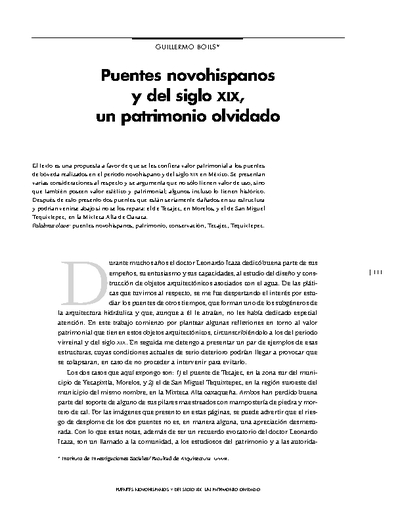 Puentes novohispanos y del siglo XIX, un patrimonio olvidado