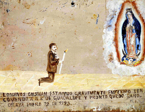 Exvoto a la Virgen de Guadalupe