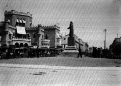 Plaza Dinamarca y monumento a George Washington en la colonia Juárez